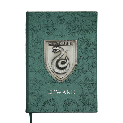 Personalized Slytherin Crest Notebook