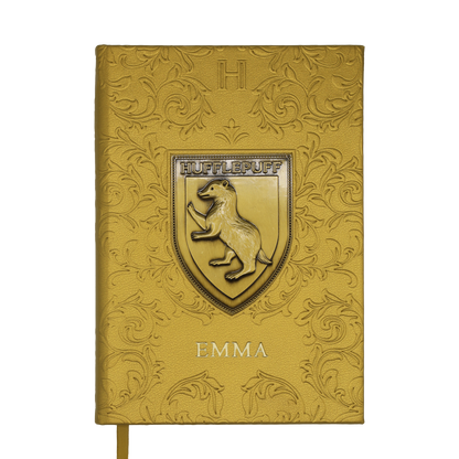 Personalized Hufflepuff Crest Notebook