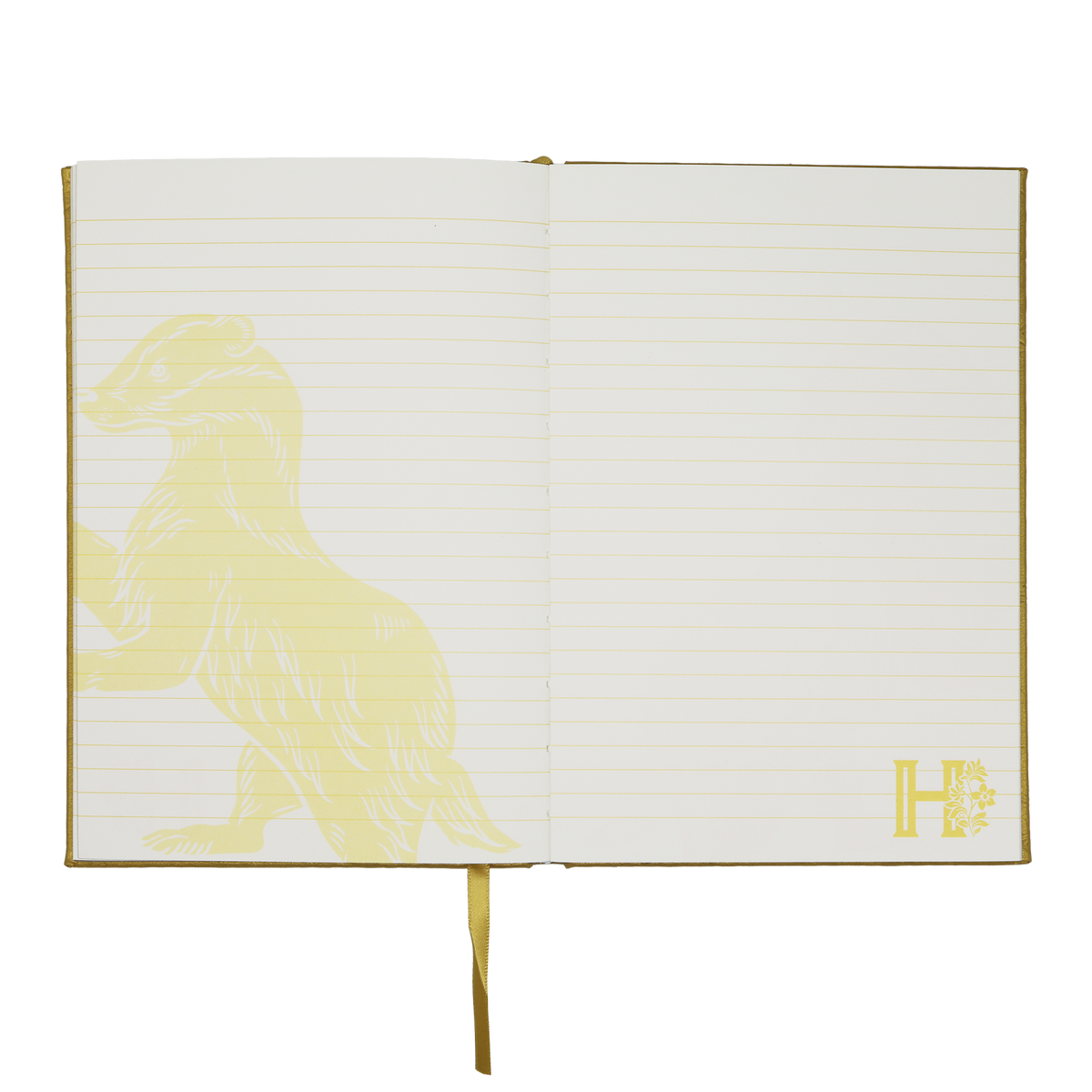 Personalized Hufflepuff Crest Notebook