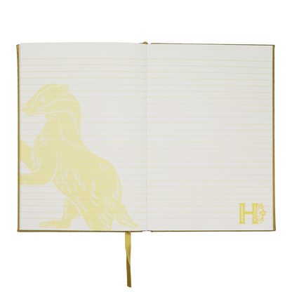 Personalized Hufflepuff Crest Notebook
