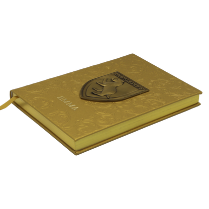 Personalized Hufflepuff Crest Notebook