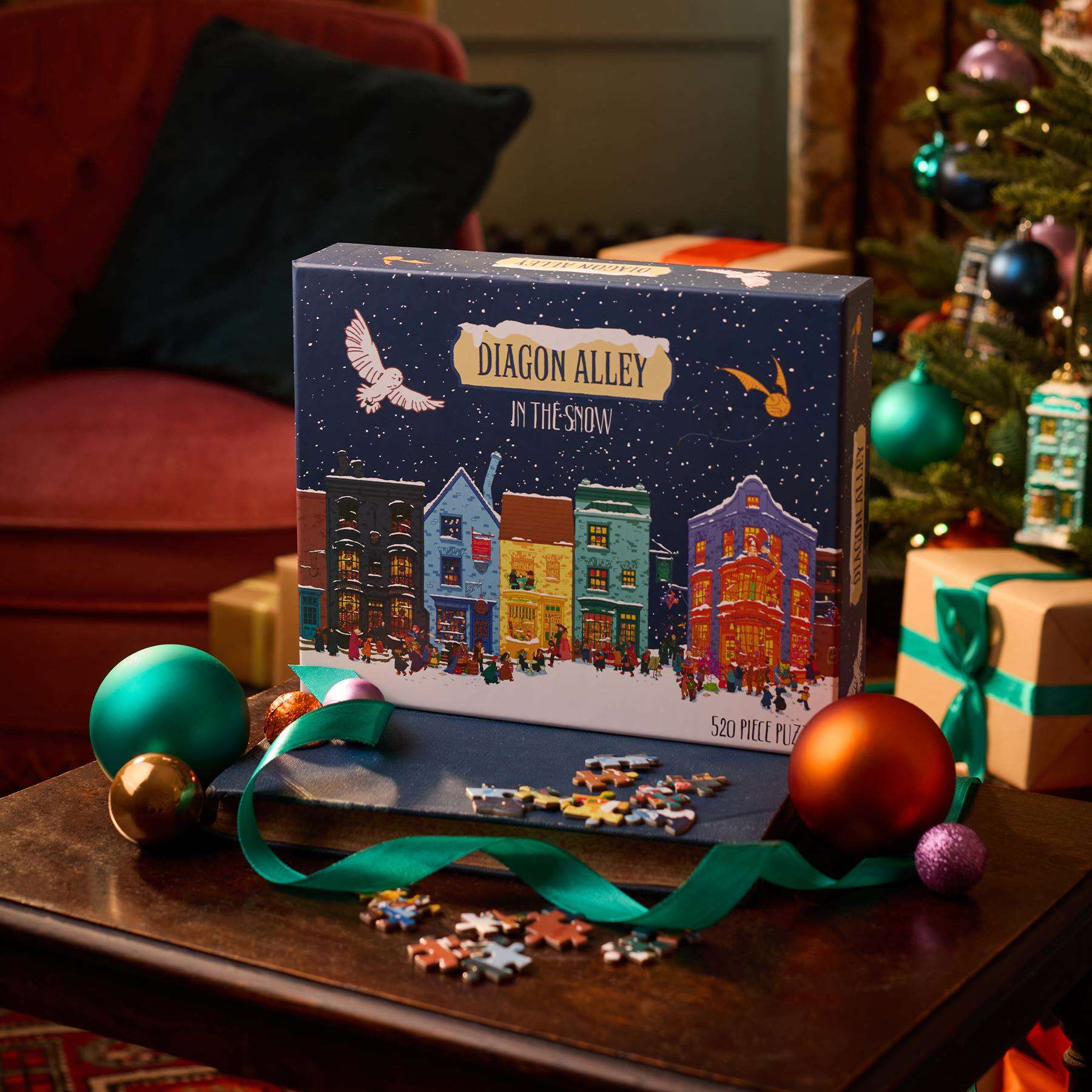 Diagon Alley in the Snow Puzzle