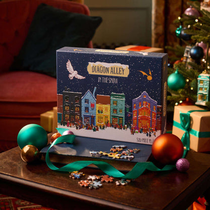 Diagon Alley in the Snow Puzzle