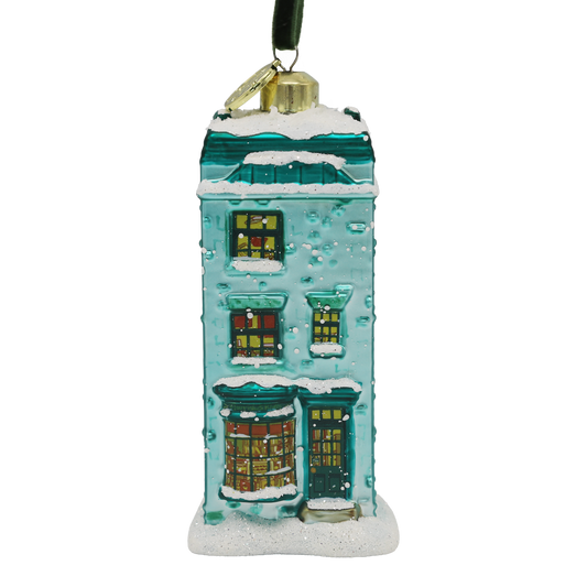 Flourish & Blotts Glass Ornament