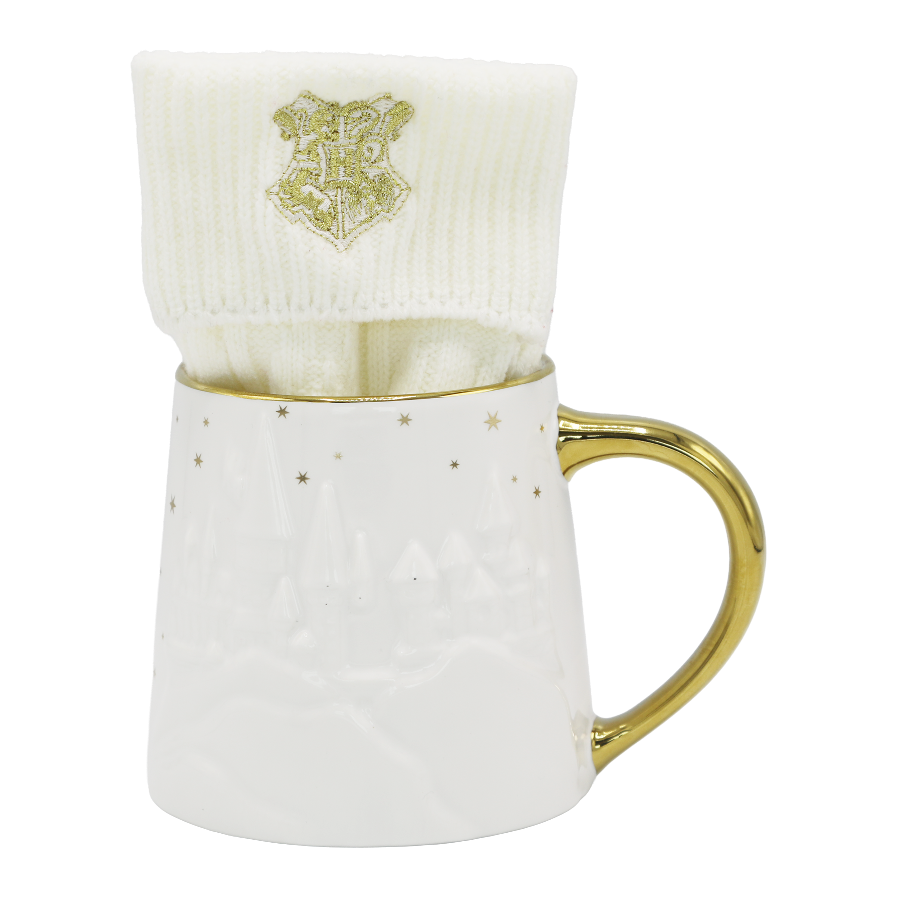 Hogwarts Castle Christmas Mug & Socks Gift Set