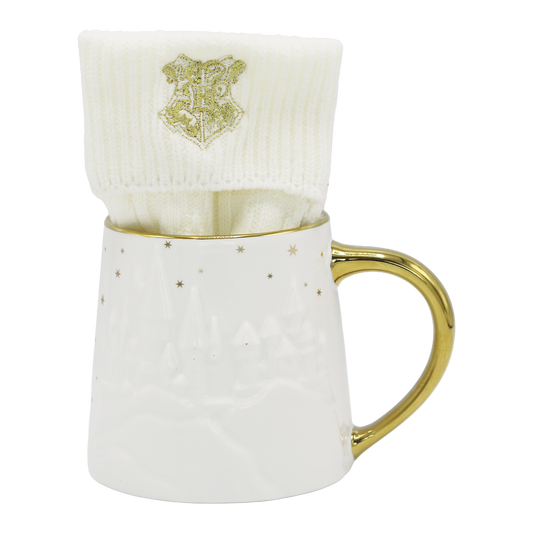 Hogwarts Castle Christmas Mug & Socks Gift Set