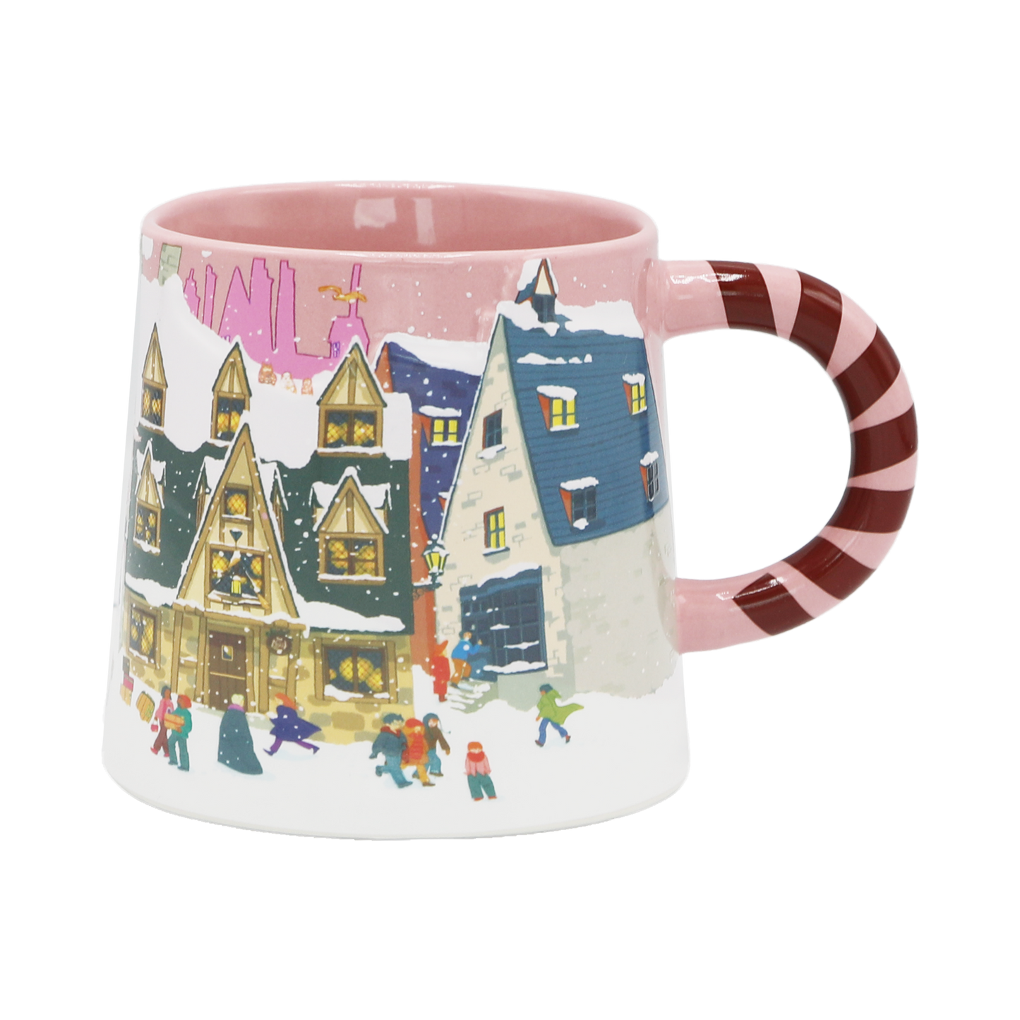 Diagon Alley Christmas Pink Mug