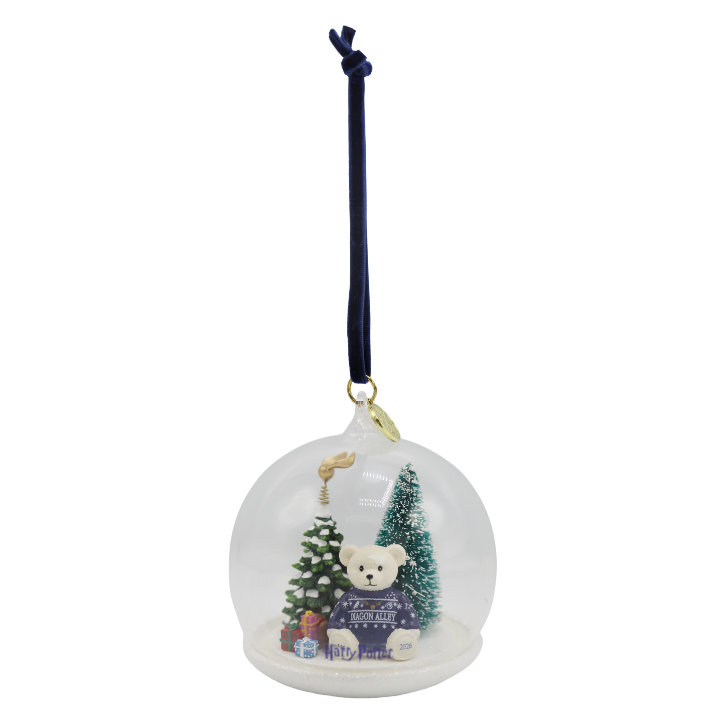 Diagon Alley Christmas Globe Ornament