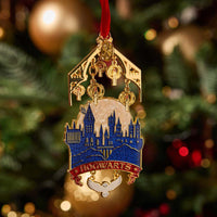 Hogwarts Christmas Metal Decoration