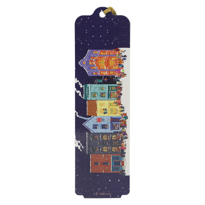 Diagon Alley Christmas Bookmark