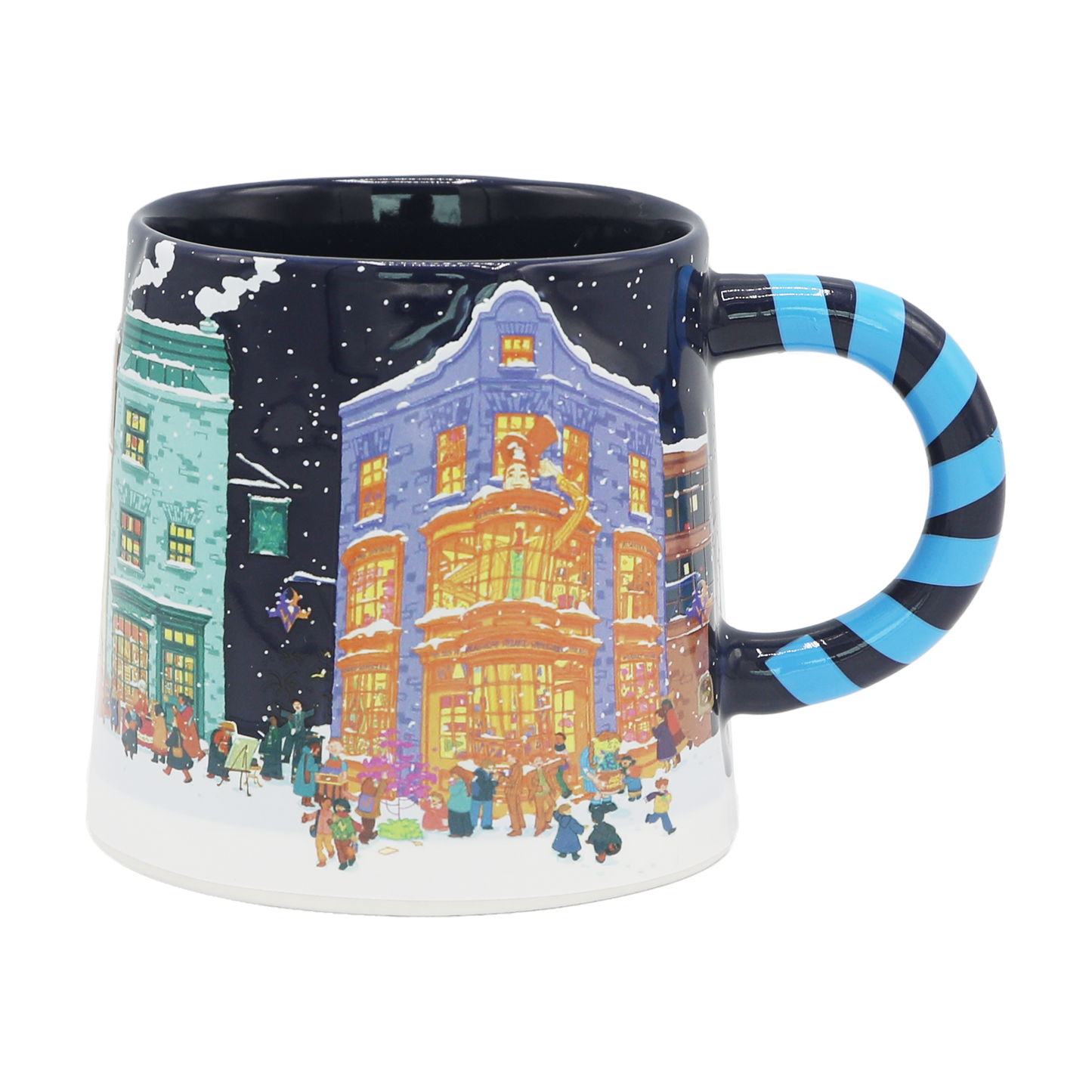 Diagon Alley Christmas Blue Mug