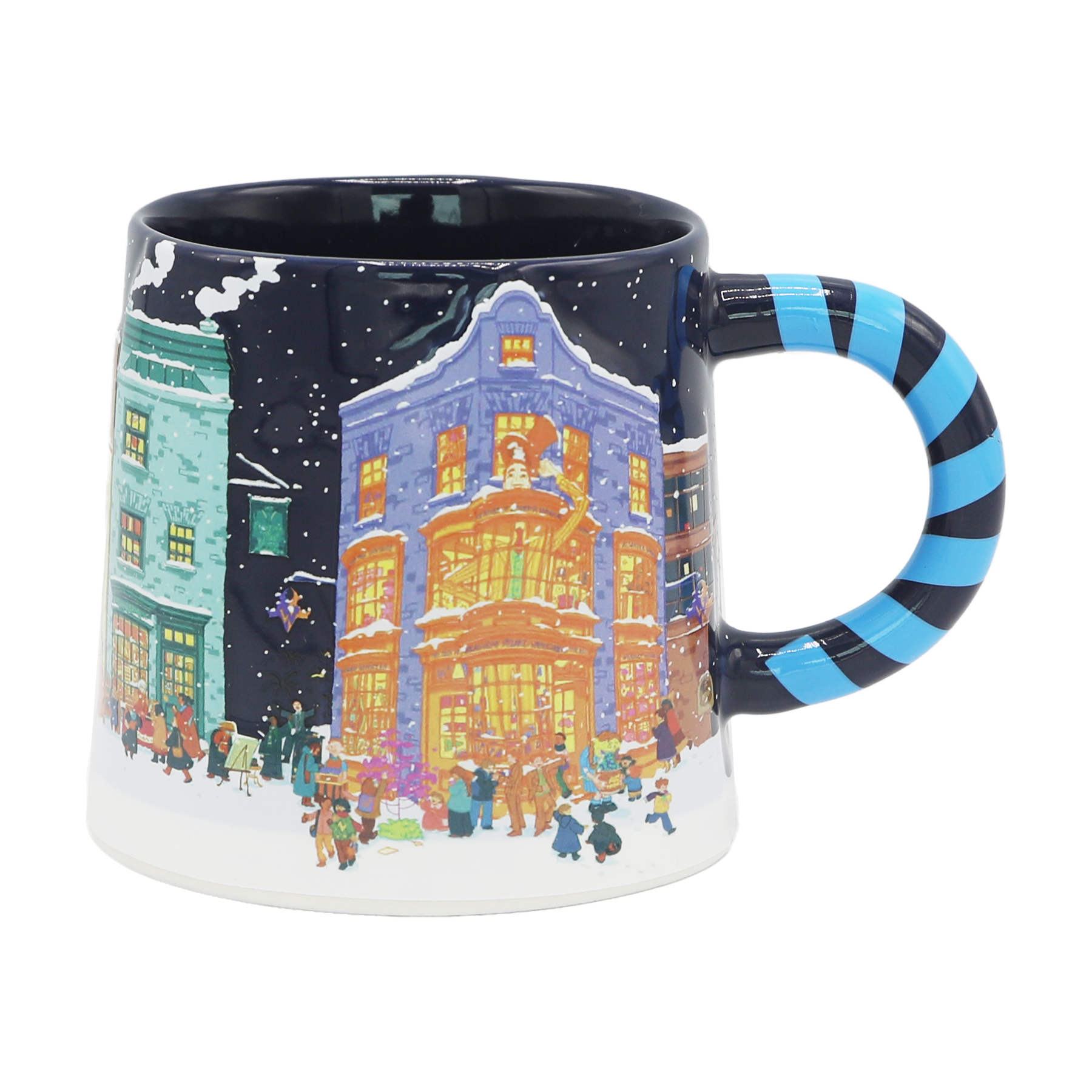Diagon Alley Christmas Blue Mug