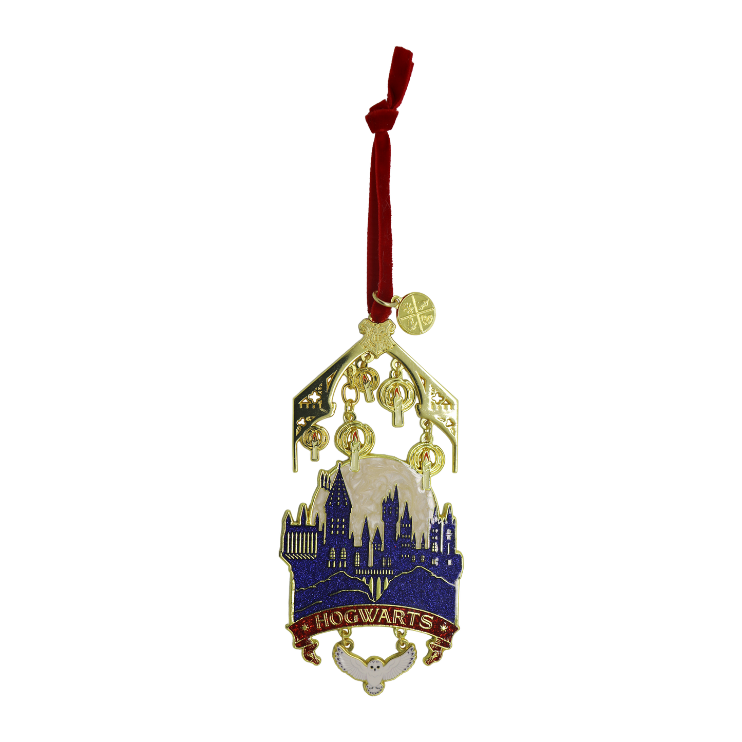 Hogwarts Christmas Metal Decoration
