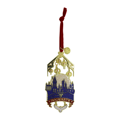 Hogwarts Christmas Metal Decoration