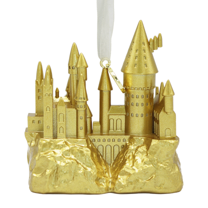 Hogwarts Castle Gold Decoration