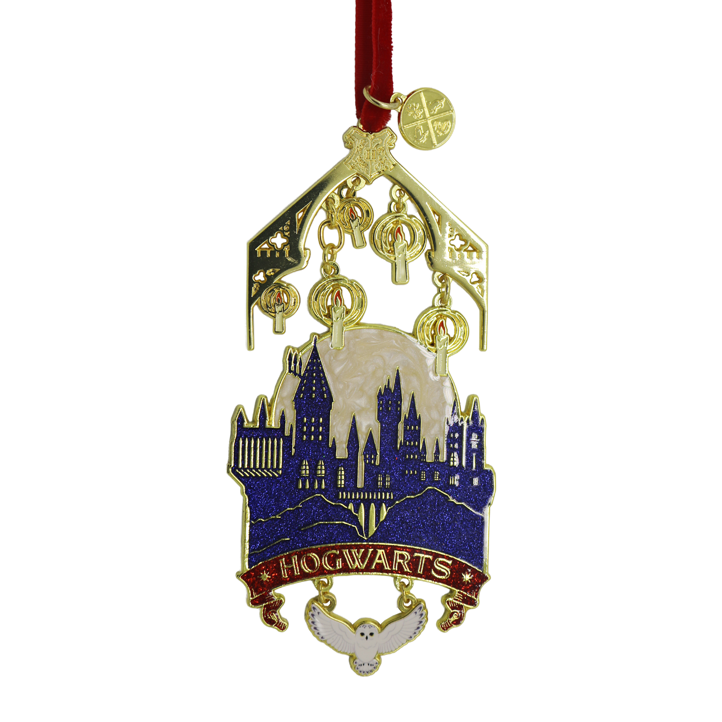 Hogwarts Christmas Metal Decoration