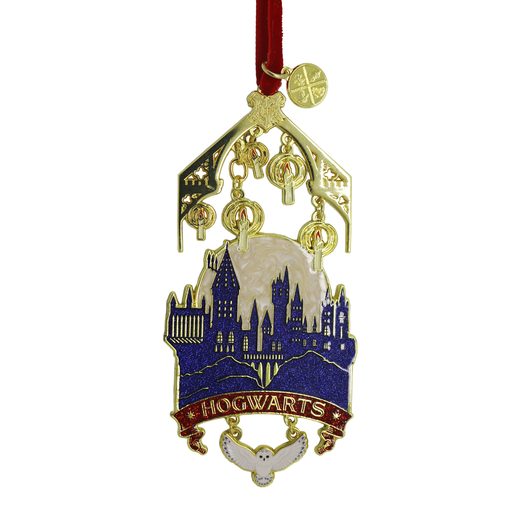 Hogwarts Christmas Metal Decoration