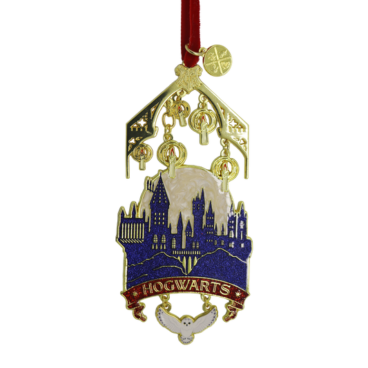 Hogwarts Christmas Metal Decoration