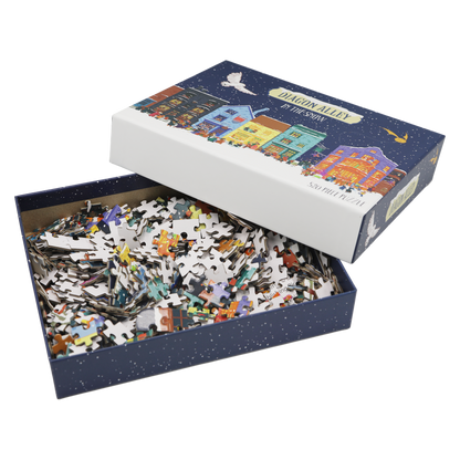 Diagon Alley in the Snow Puzzle
