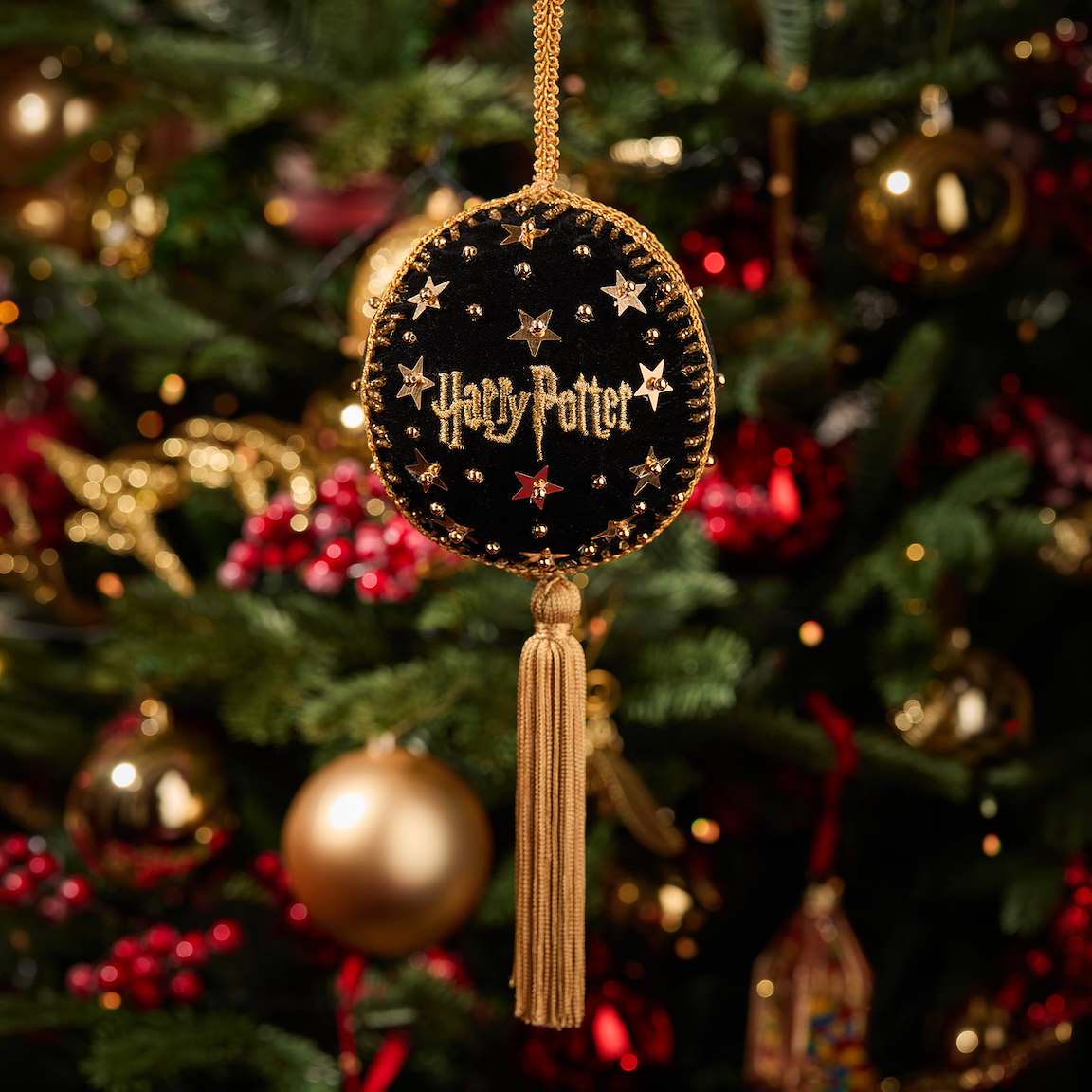 Hogwarts Christmas Velvet Decoration