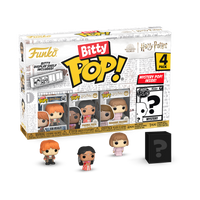 Funko Bitty Pop! packaging with Ron Weasley and a mystery figure on a white background