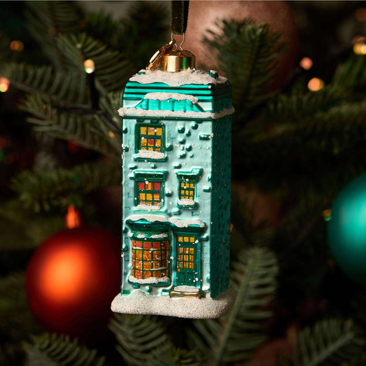 Flourish & Blotts Glass Ornament