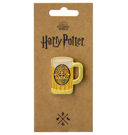 Butterbeer Glitter Enamel Pin