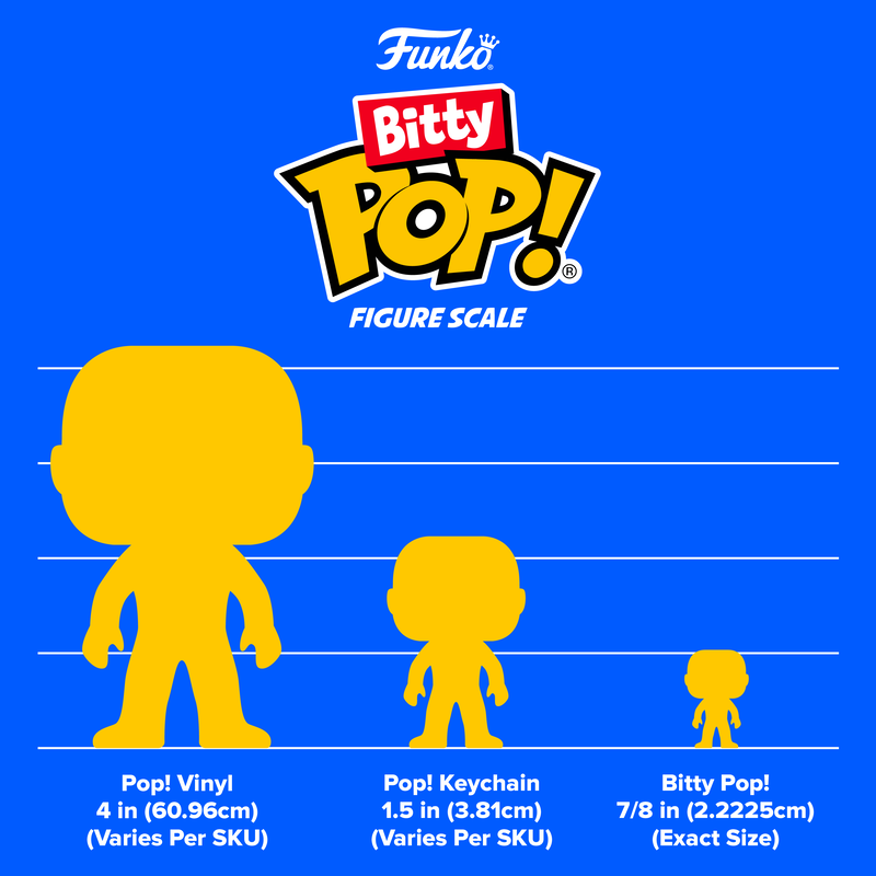 Bitty POP! Figure Scale