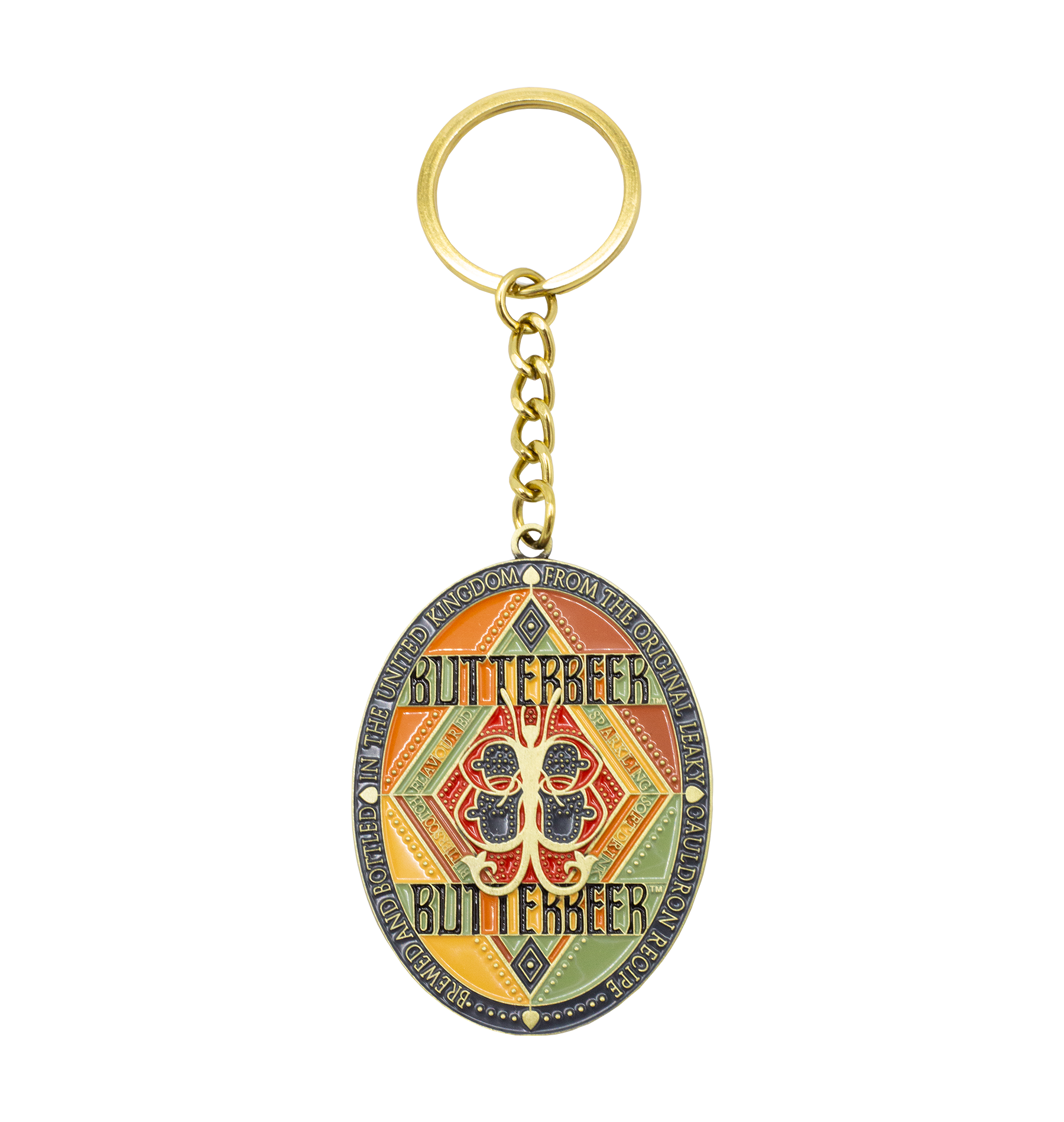 Butterbeer Logo Keyring