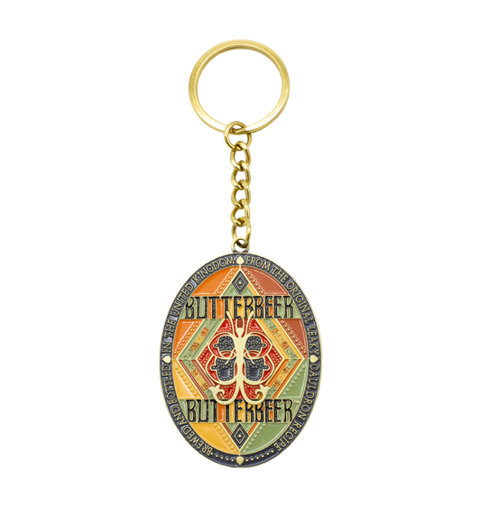 Butterbeer Logo Keyring