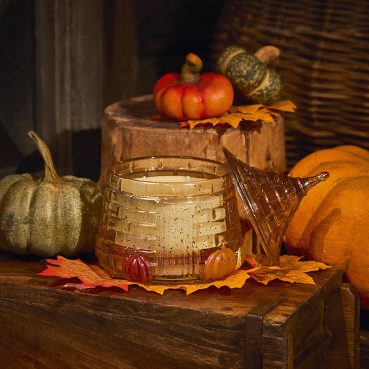 Hagrid's Hut Glass Candle