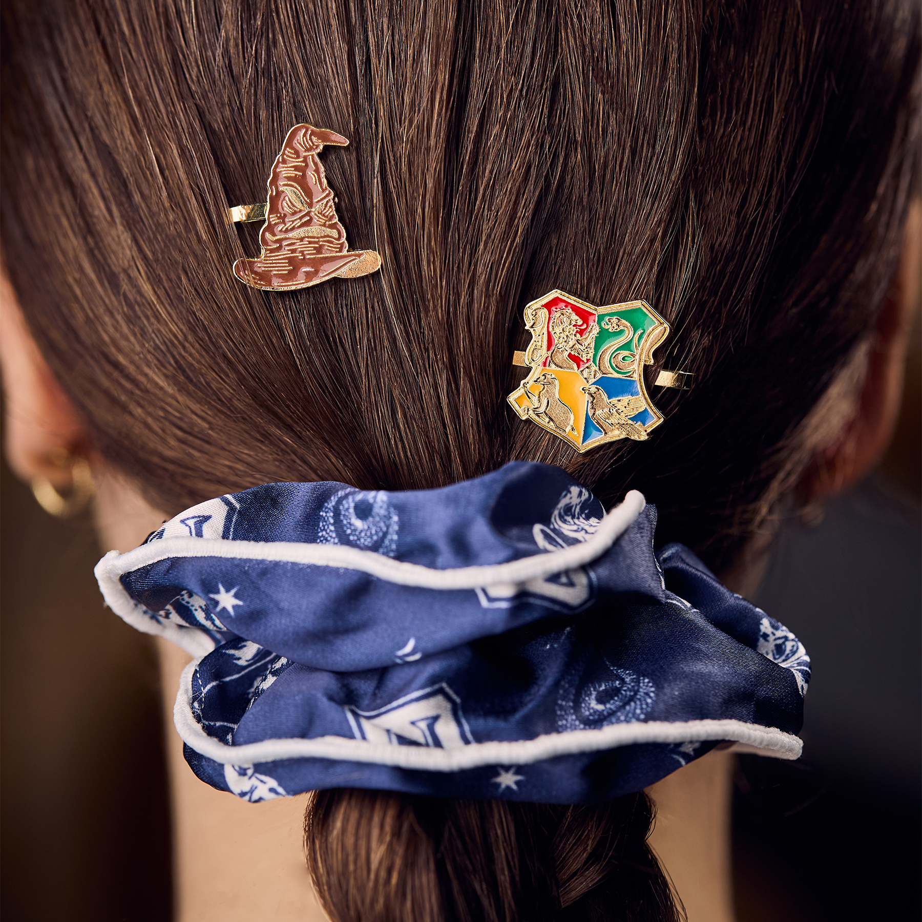 Hogwarts Crest Hair Clips 2-pack