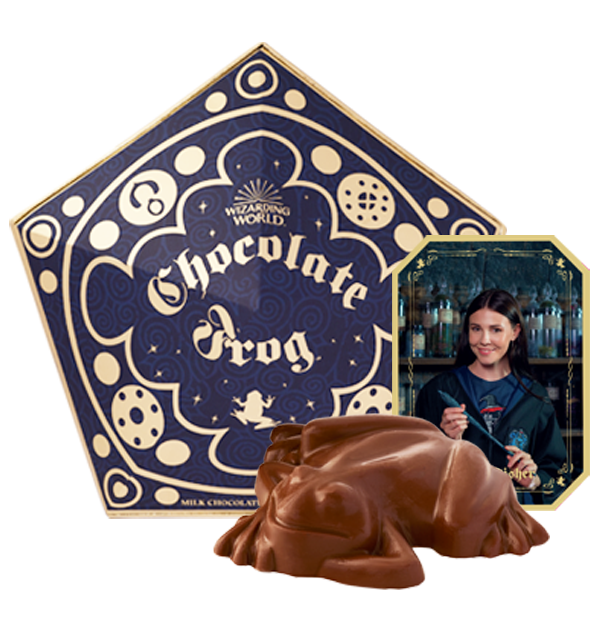 Chocolate Frog with Personalized Wizard Card