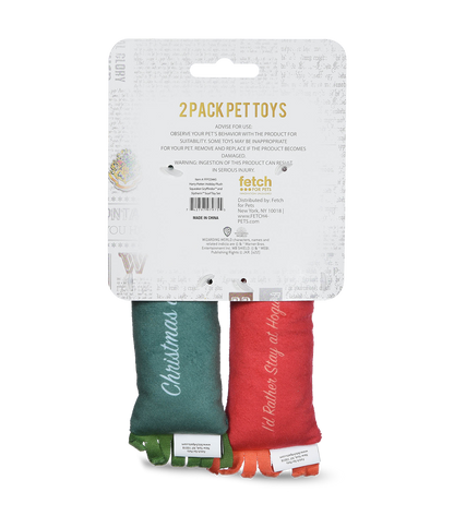 Harry Potter Christmas Scarf Dog Toy Set