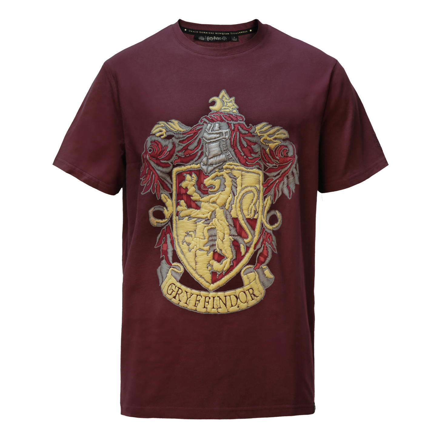 Gryffindor Embroidery Print T-Shirt