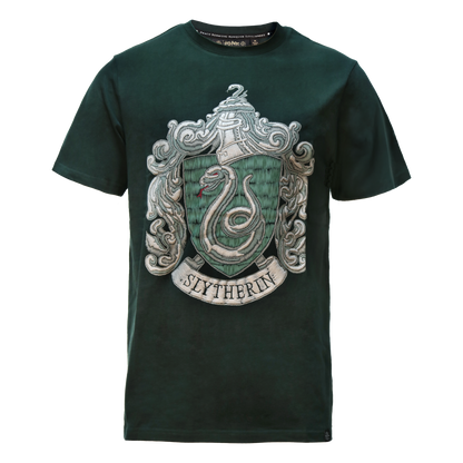 Slytherin Embroidery Print T-Shirt