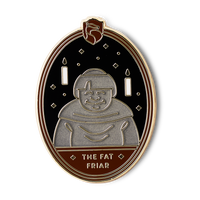 The Fat Friar Enamel Pin