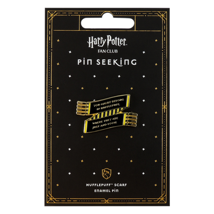 Hufflepuff House Scarf Enamel Pin