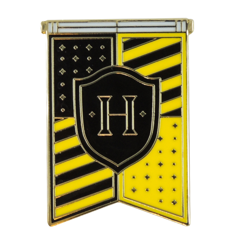 Hufflepuff House Banner Enamel Pin
