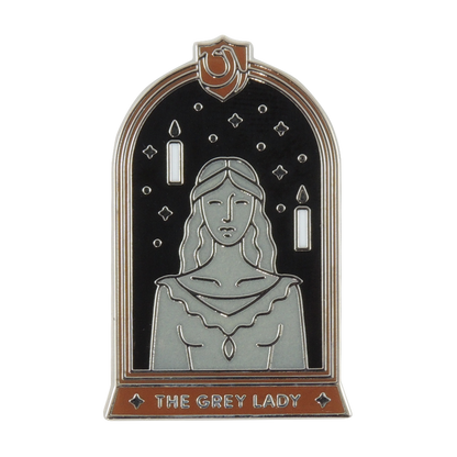 The Grey Lady Enamel Pin