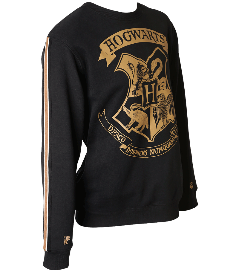 Hogwarts Striped Sleeve Sweatshirt
