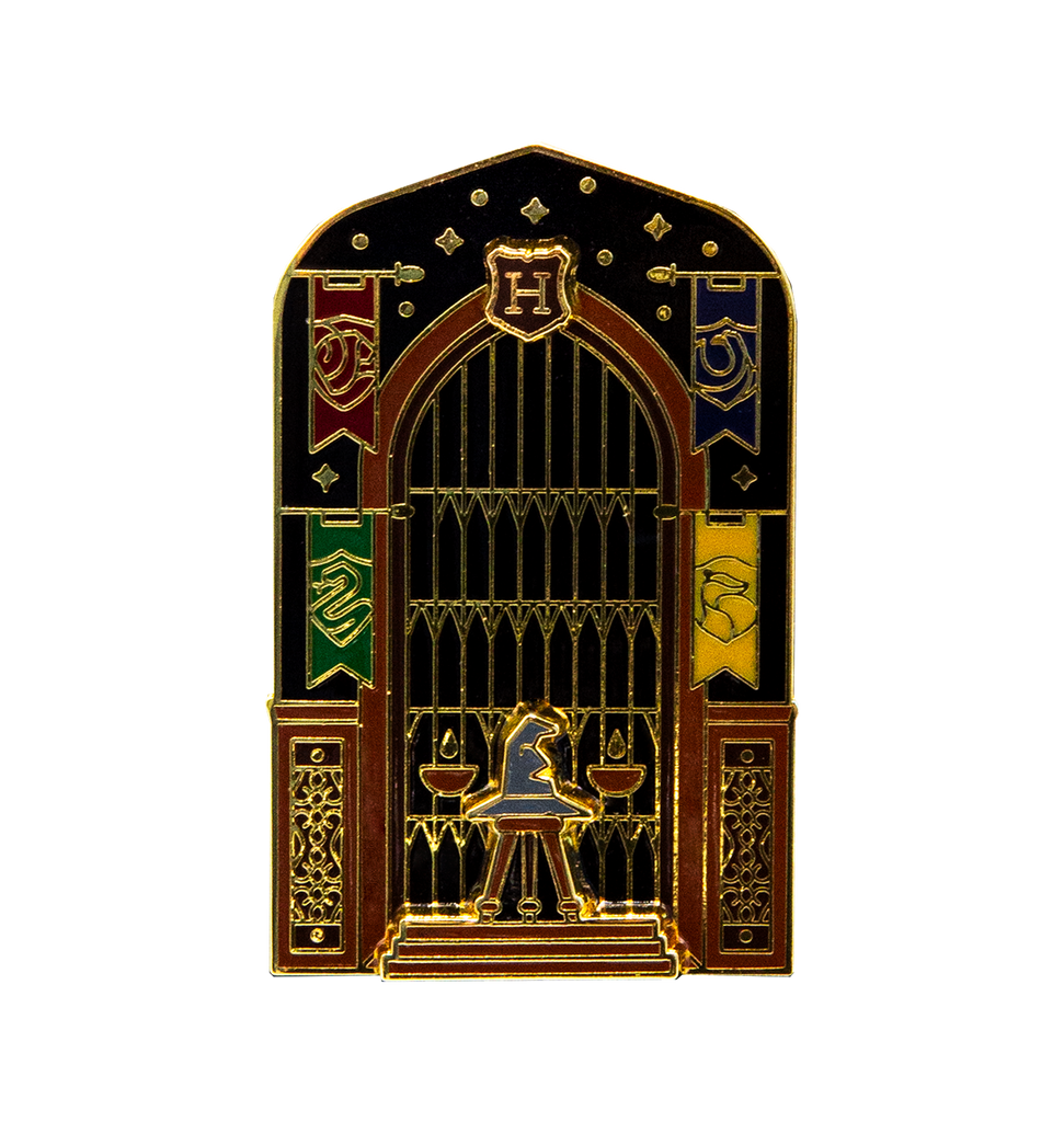 House Pride in the Great Hall Enamel Pin Harry Potter Shop US