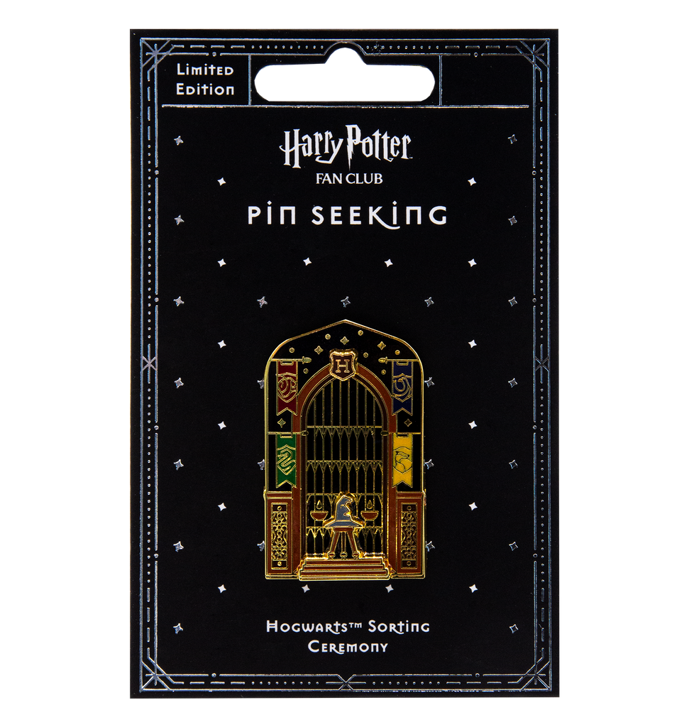 House Pride in the Great Hall Enamel Pin Harry Potter Shop US