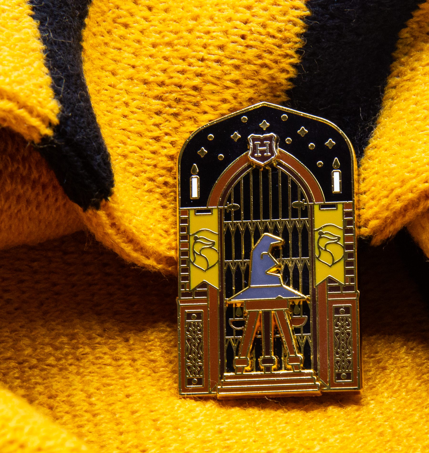 Hufflepuff In The Great Hall Enamel Pin