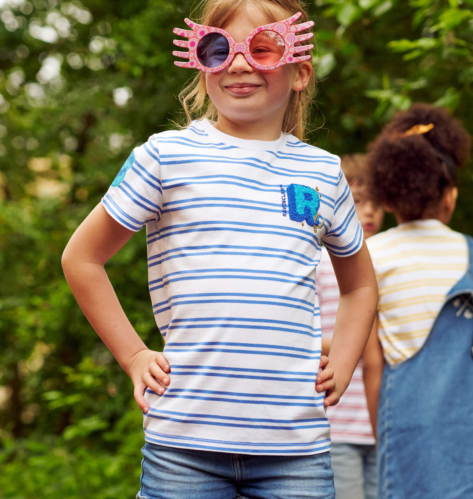 Kids Ravenclaw Striped T-Shirt