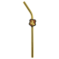 House Mascot Hufflepuff Straw Set