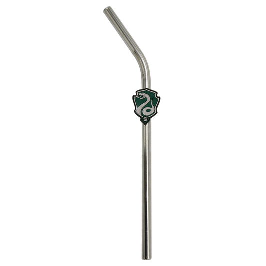 House Mascot Slytherin Straw Set