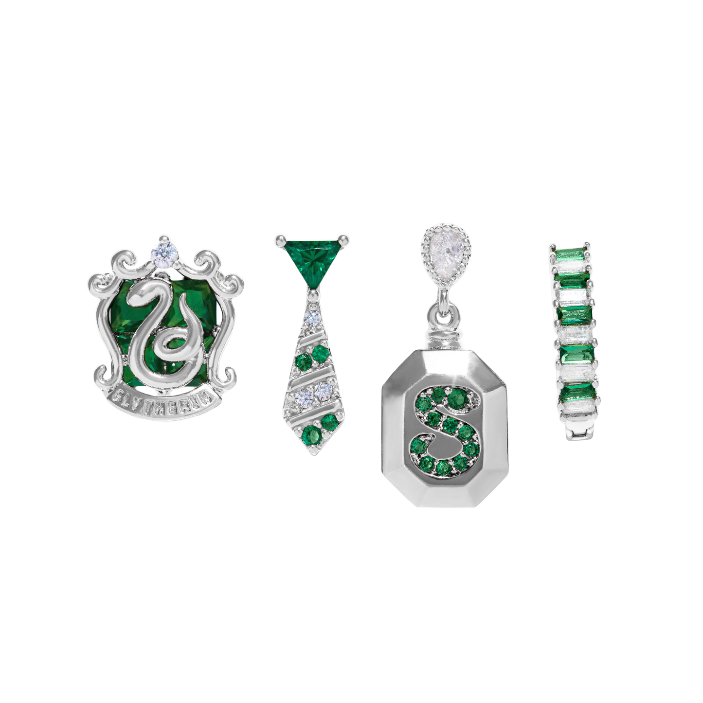Girls Crew Slytherin House Earring Set