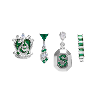 Girls Crew Slytherin House Earring Set