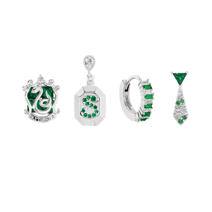 Girls Crew Slytherin House Earring Set